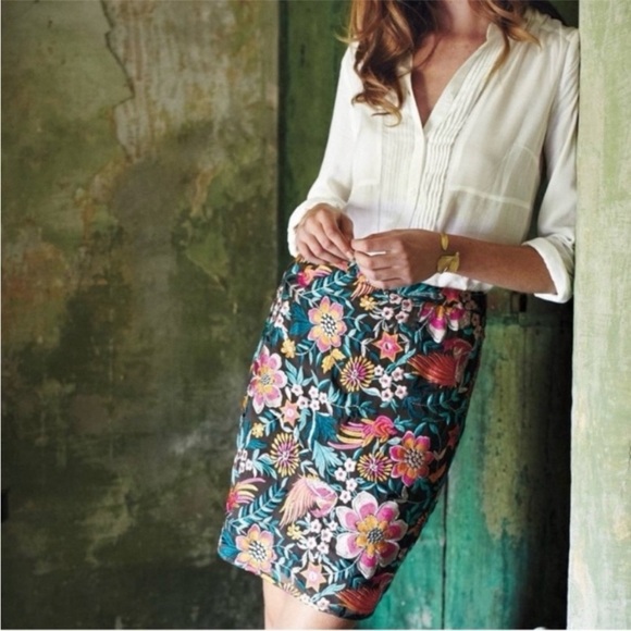 Orange and Pink A-line Mini Skirt Resort Wear - Picture 10 of 10